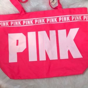 NWT Pink Beach Bag Tote